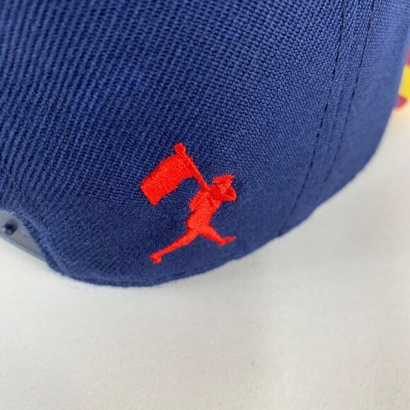 Baseballism Spring Training Mens Navy Blue Red Gold Snapback Hat New - Picture 4 of 7